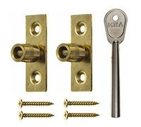ERA 822 Sash Window Stop - PB 2 Locks + 1 Key Visi