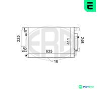 ERA AIR CONDITIONING CONDENSER 667114 FOR MITSUBISHI