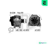 ERA ALTERNATOR 210876 FOR FORD VOLVO