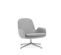 Era Armchair Low W. Swivel Aluminum/ Synergy LDS16