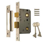 Era Bathroom Locks 76mm - Chrome Effect