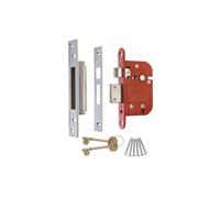 Era British Standard High Security Fortress 5 Lever Sashlock 76mm Keyed Alike - Satin Chrome
