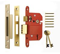 Era BS 5 Lever Mortice Sashlock 76mm - Brass Effect