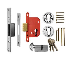 Era BS8621:2004 Euro Escape Deadlock Complete Lockset - 67mm (2.5")