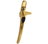 ERA Charisma Inline Cockspur Non Locking Espag Handle - 21mm LH Non Locking Polished Gold
