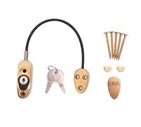 ERA Benelux Child Safety Window Locking Restrictor (Polished Gold)