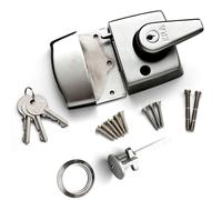 ERA Double Locking Nightlatch Door Lock | Automatic Deadlocking Door Latch | Front Door Night Latch