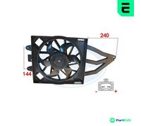 ERA ENGINE COOLING FAN 352007 FOR FIAT