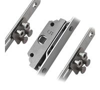 ERA Flush Double Cam Window Lock - High-Security Replacement Lock for uPVC & Wooden Windows, Chrome Finish, Anti-Lift Design (230mm x 20mm)