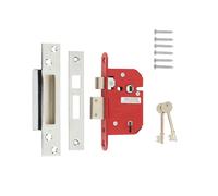 ERA Fortress BS 3621 2.5-inch/ 64mm 5 Lever Maximum Security Mortice Sashlock - Chrome Effect