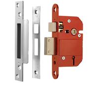 ERA Fortress High Security 5 Lever Mortice Sashlock 2 1/2" - Chrome