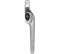 ERA Maxim Offset Locking Window Handle Right Hand Satin Chrome | PVC Windows Handle Replacement | Black Button Black Windows Handle with Key…