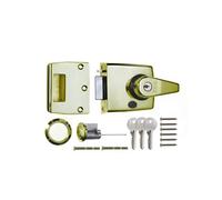 Era - Night Latch Double Locking 60mm Backset - Polished Brass