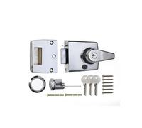 Era - Night Latch Double Locking 60mm Backset - Polished Chrome
