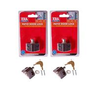 ERA Saracen Patio Door Key Locking Security Bolt in Brown Pair of 2 G1667 FREE DELIVERY