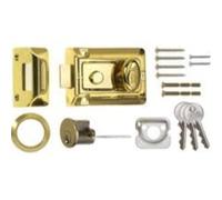 ERA Traditional Door Lock 60mm Backset - Brass Cylinder - Brass Body