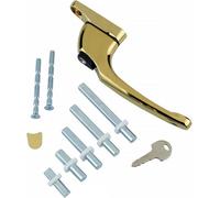 Era Universal Inline Espag Window Handle Multi Spindle Gold Pvcu