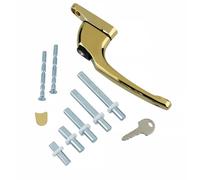 ERA Benelux Window Handle Universal Inline Espag - Multi-Spindle - Gold Pvcu