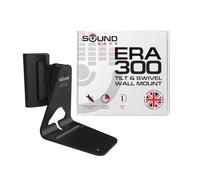 ERA300 Wall Mount Bracket, Tilt and Swivel, Black, Single (1pc), Compatible with Sonos ERA 300, Effortless Installation, Includes Mounting Kit