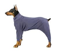 EraAja Dog Coat for Cold Weather, Warm Pyjamas for Dogs, Onesie, Soft Winter Dog Jumper, Jacket for Medium and Large Dogs, Pet Clothes Rack, Small (Blue, XXL)