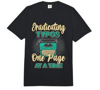 Eradicating Typos One Page At A Time Lector Proofreader Comfort Colors Adult Heavyweight T-Shirt