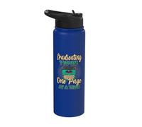 Eradicating Typos One Page At A Time Lector Proofreader Stainless Steel Insulated Water Bottle