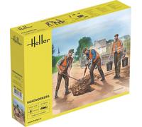 Erael HE82754 1/24 Road Construction Worker Figure Set of 3 Plastic Model