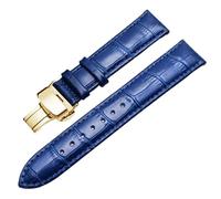 ERAKAFZTTK 16mm, 18mm Soft Cowhide Strap Fit For Citizen/Rossini Quick Release Men's Women's Universal Watch Band(Sapphire blue G,16mm)