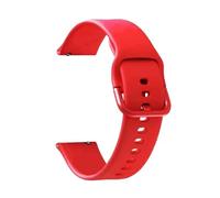 ERAKAFZTTK 20mm Sport Strap Fit For Amazfit GTS 4 3 2E 2 Mini SmartWatch Silicone Wrist Band Fit For Amazfit Active/Bip S/Bip U Pro/Bip 3 Bracelet(Red)