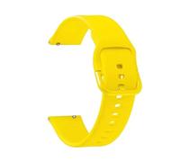 ERAKAFZTTK 20mm Sport Strap Fit For Amazfit GTS 4 3 2E 2 Mini SmartWatch Silicone Wrist Band Fit For Amazfit Active/Bip S/Bip U Pro/Bip 3 Bracelet(Yellow)
