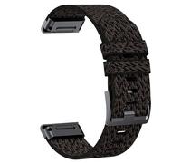 ERAKAFZTTK 22 26MM Jacquard Nylon Watchband Strap Fit For Garmin Fenix 7/7Pro/7X/6X/6 Pro/5X/5 Plus/6/Epix/Instinct Replaceable Wristband(Jacquard black,22mm)