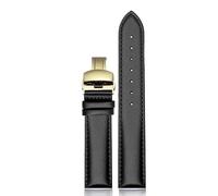 ERAKAFZTTK First Layer Calfskin Strap Quick Release 16mm 18mm 20mm Fit For Samsung Galaxy Watch, Garmin Fit For FIYTA Men And Women Watch Band(Black gk,18mm)
