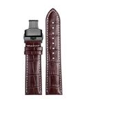 ERAKAFZTTK First Layer Watchband Fit for Casio Mtp1375 1374 1183 1303 1370 Mdv106 Swordfish Watch Strap Genuine Leather Men 22mm(Brown white-Black-B1,20mm)