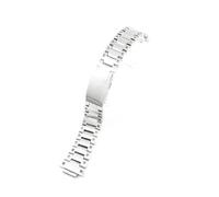 ERAKAFZTTK Fit For Casio 680 Solid Steel Watch Strap Folding Buckle 14x26mm Business Style For Men And Women Black Or Silver Tone(Steel)