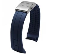 ERAKAFZTTK Fit For Citizen M005 Series Sweat-Proof Comfortable Soft Rubber Men's Outdoor 22 23MM Watch Strap(Blue-Steel-Z12,23mm)