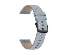 ERAKAFZTTK Genuine Leather Strap Fit For Ticwatch Pro 3 Ultra GPS 22mm Sport Band Fit For Ticwatch Pro 3 LTE/2020/GTX/E2/S2 Replacement Bracelet(Grey bk)