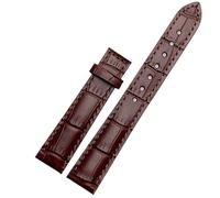 ERAKAFZTTK Genuine Leather Watch Strap Fit For Casio Sheen Series She-50a0/5018 5012 5023 Women's Watch Band Folding Buckle 16mm Watch Strap(Brown-None,18mm)