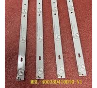 ERAKAFZTTK Kit 4pcs 10LED LED Backlight Bar Fit For BAUHN B40-63UHDF CV9203H-A42 Fit For TD SYSTEMS K40DLT1F MBL-40038D410DT0-V1(Kit 4pcs For 1 TV)