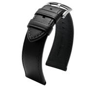 ERAKAFZTTK Leather Watch Strap Fit For Armani Ar1692 1694 1732 1828 2075 Ax2098 Men's Soft Breathable Watch Band Accessories 20mm 22mm(Black-Steel,22mm)