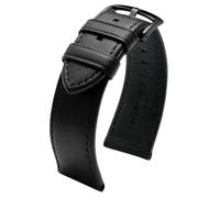 ERAKAFZTTK Leather Watch Strap Fit For Armani Ar1692 1694 1732 1828 2075 Ax2098 Men's Soft Breathable Watch Band Accessories 20mm 22mm(Black-Black,22mm)