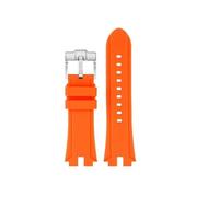 ERAKAFZTTK Modified Silicone Watch Band Fit For Casio PROTREK PRW-3100 PRW-6000 6100 PRW-3000 PRG-300 PRG-330 Soft Men's Strap Bracelet(Orange sk)