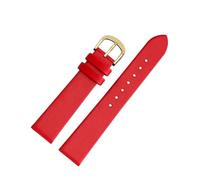 ERAKAFZTTK Ultrathin Spun Silk Fashion Bracelet Comfortable Universal 16mm18 20mm Width Fit For Flat Interface Sport Quick Release(Red gold buckle,18mm)