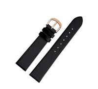 ERAKAFZTTK Ultrathin Spun Silk Fashion Bracelet Comfortable Universal 16mm18 20mm Width Fit For Flat Interface Sport Quick Release(Black rose buckle,18mm)