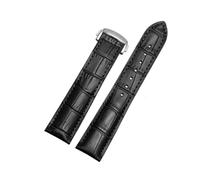 ERAKAFZTTK Watch Strap Fit For Omega Speedmaster Butterfly Flying Strap Rado Diamond Master Crystal Gem Series Watch Band Black 20mm(Black-steel,20mm)