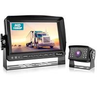 eRapta HD Car Reversing Camera Kit, 7''1080P Reversing Monitor+IP69 Waterproof Rear View Camera,Sharp CCD Chip, 100% Not Wash Up,Truck/Semi-Trailer/Box Truck/RV