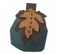 Eras Inspired PU Leather Design Compact Coin Holder With Multiple Compartments For Daily Use Roleplay Accessories Pouch, Green, Mass Beauty