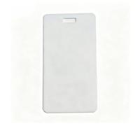 Erasable Badge-Note, Mini Erasable Whiteboard for ID Badges, Pocket-Sized Vertical Memo Whiteboard, Reusable Badges Message Notes, for Nurses Doctors Teachers (#01 White)