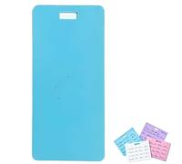Erasable Badge Note, Reusable Silicone Vertical Buddy, mini whiteboard clipboard with ID Badge Clip, Wipe Clean Repeat Dry Erase Badges Insert for Hospital, Office & Daily Reminders (#G)