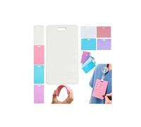 Erasable Badge Note,Reusable Silicone Vertical Erasable Badge Note,Portable ErasableBadge Buddy - Ballpoint Pen Write&Alcohol Wipeable Notepad,Lightweight ID Card Badges Reel Notepad for Nurses Doctor