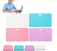 Erasable Badge Sticky Notes, Erasable Badge Note, Reusable Silicone Vertical Horizontal Badges Buddy, Lightweight ID Card Badges Reel Notepad for Nurses Doctor (Horizontal-4PCS)